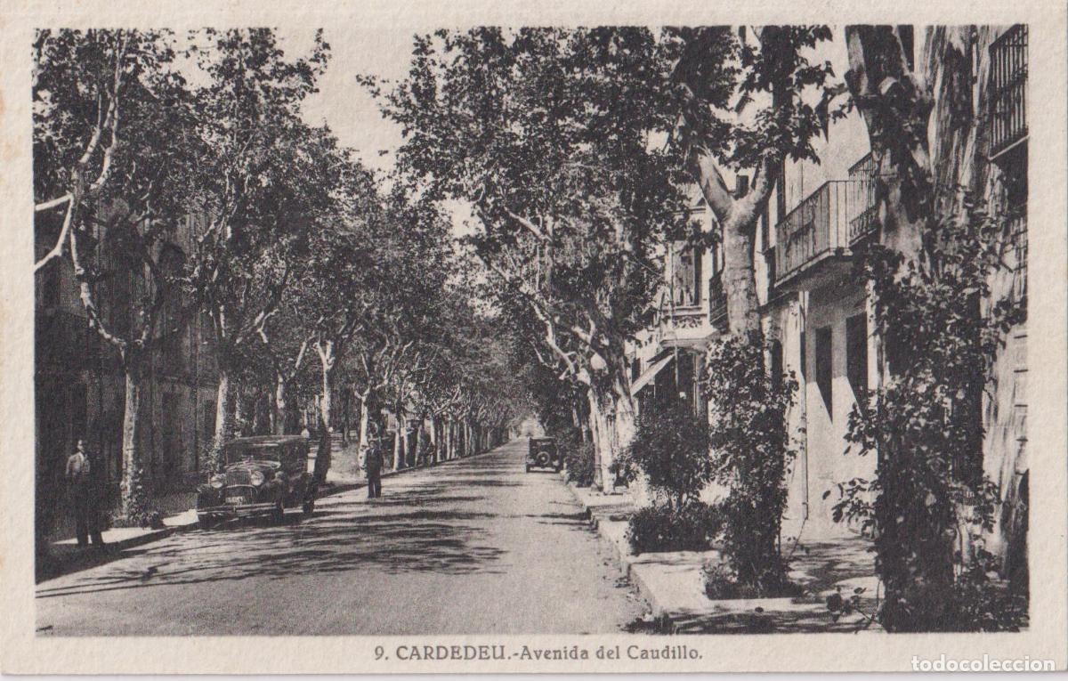 Postales: CARDEDEU (BARCELONA) AVENIDA DEL CAUDILLO - L.ROISIN FOT. N&ordm;9 - S/C