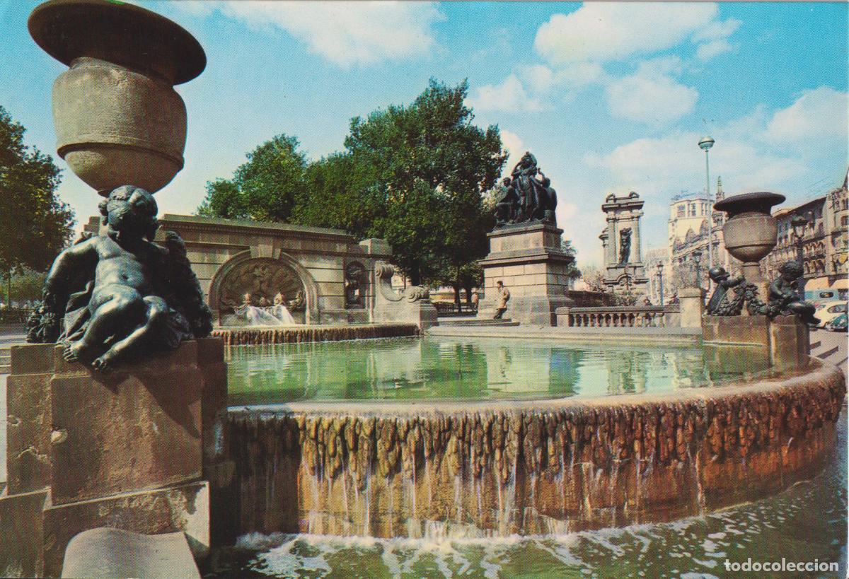Postales: BARCELONA, PLAZA CATALU&Ntilde;A, DETALLE - A.ZERKOWITZ N&ordm;2166 - ESCRITA