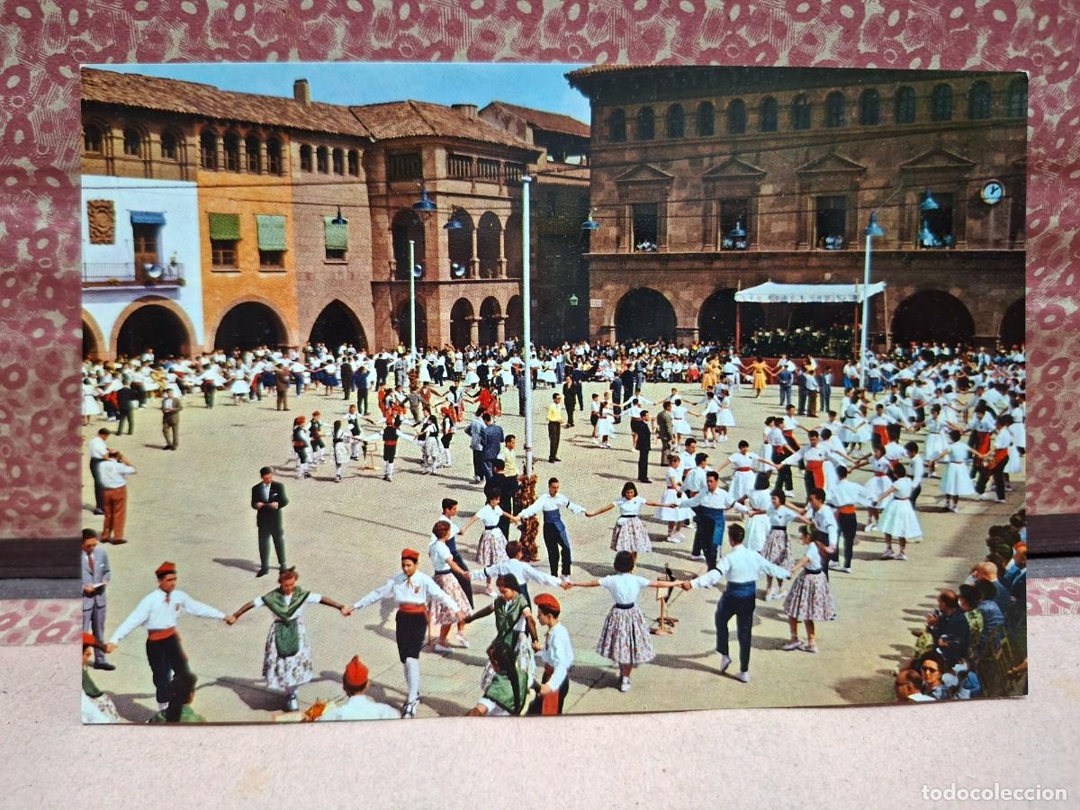 Postales: ANTIGUA POSTAL DANZAS BAILES REGIONALES DE ESPA&Ntilde;A SARDANA PUEBLO ESPA&Ntilde;OL BARCELONA