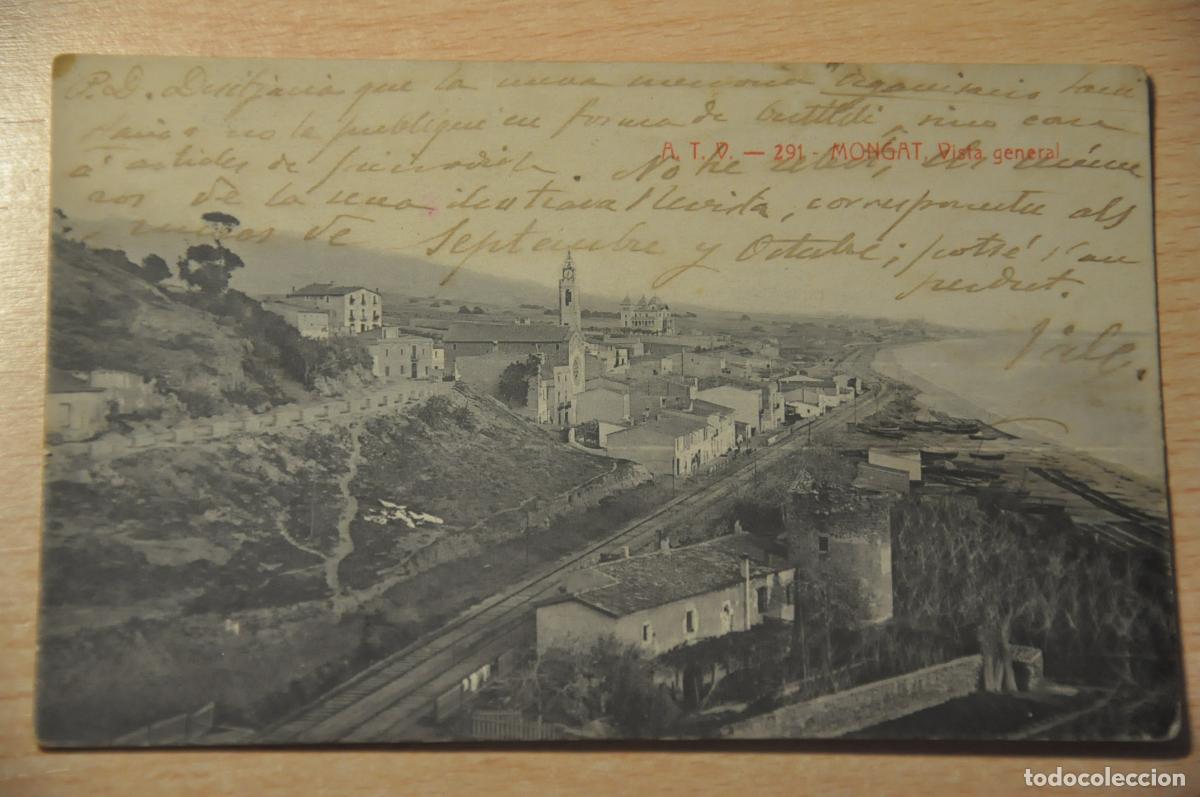 Postales: postal montgat, vista general, atv 291