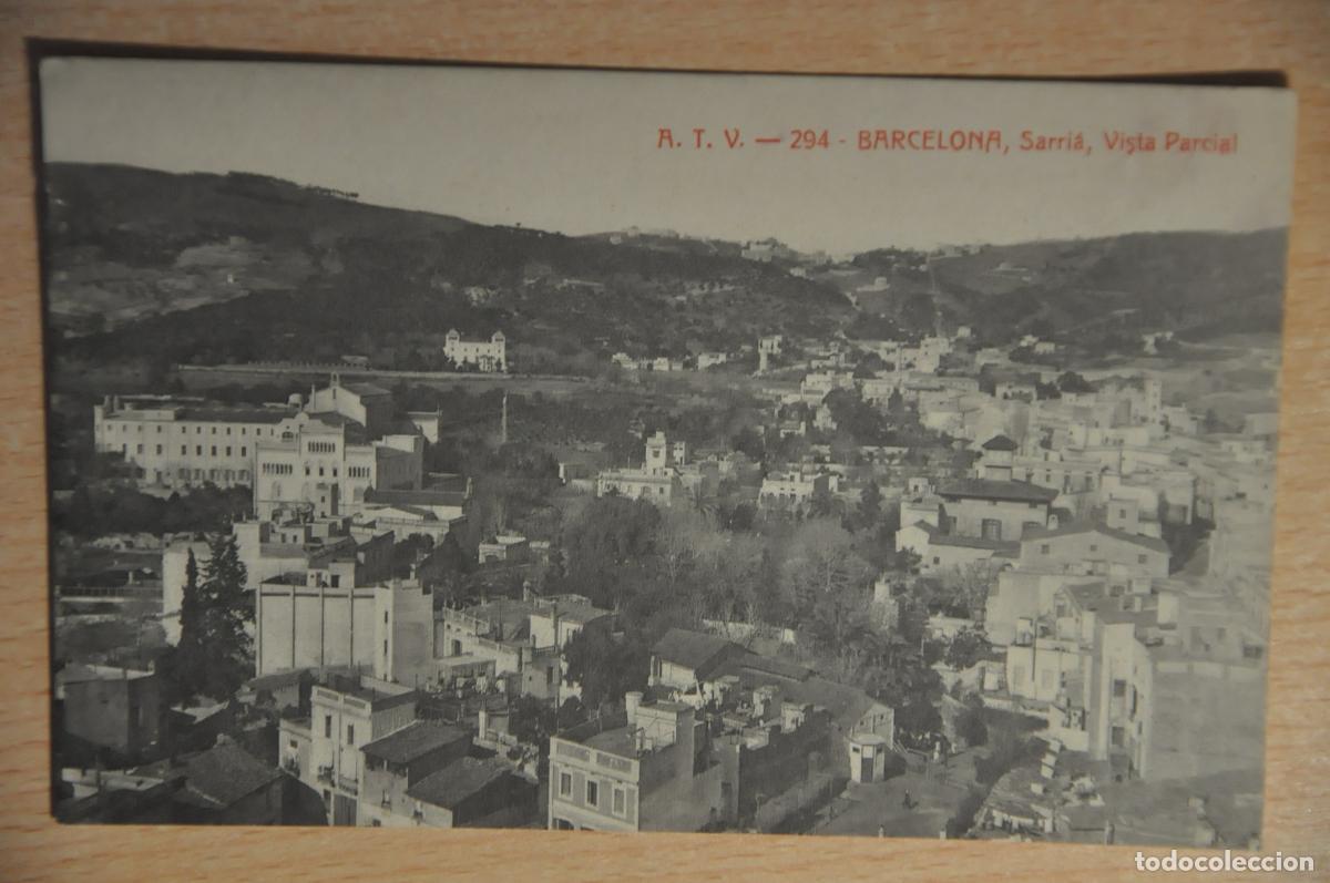 Postales: postal barcelona, sarria, vista parcial, atv 294