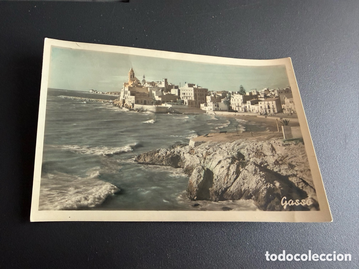 Postales: Postal. SITGES. Costa y Playa de San Sebasti&aacute;n. Gasso