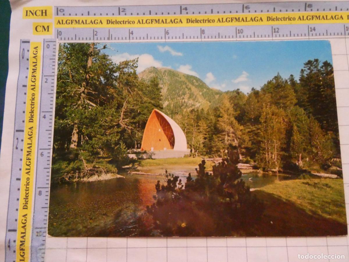 Postales: POSTAL DE L&Eacute;RIDA. A&Ntilde;O 1974. PARQUE NACIONAL DE AIG&Uuml;ES TORTES CAPILLA SANT ESPERIT. 3021