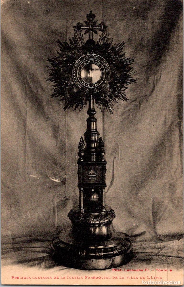 Postales: Llivia - Iglesia Parroquial - Preciosa Custodia - Labouche - 137x88mm