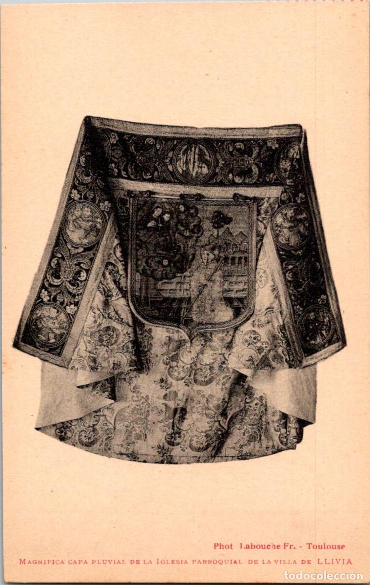 Postales: Llivia - Iglesia Parroquial - Magn&iacute;fica Capa Pluvial - Labouche - 137x88mm