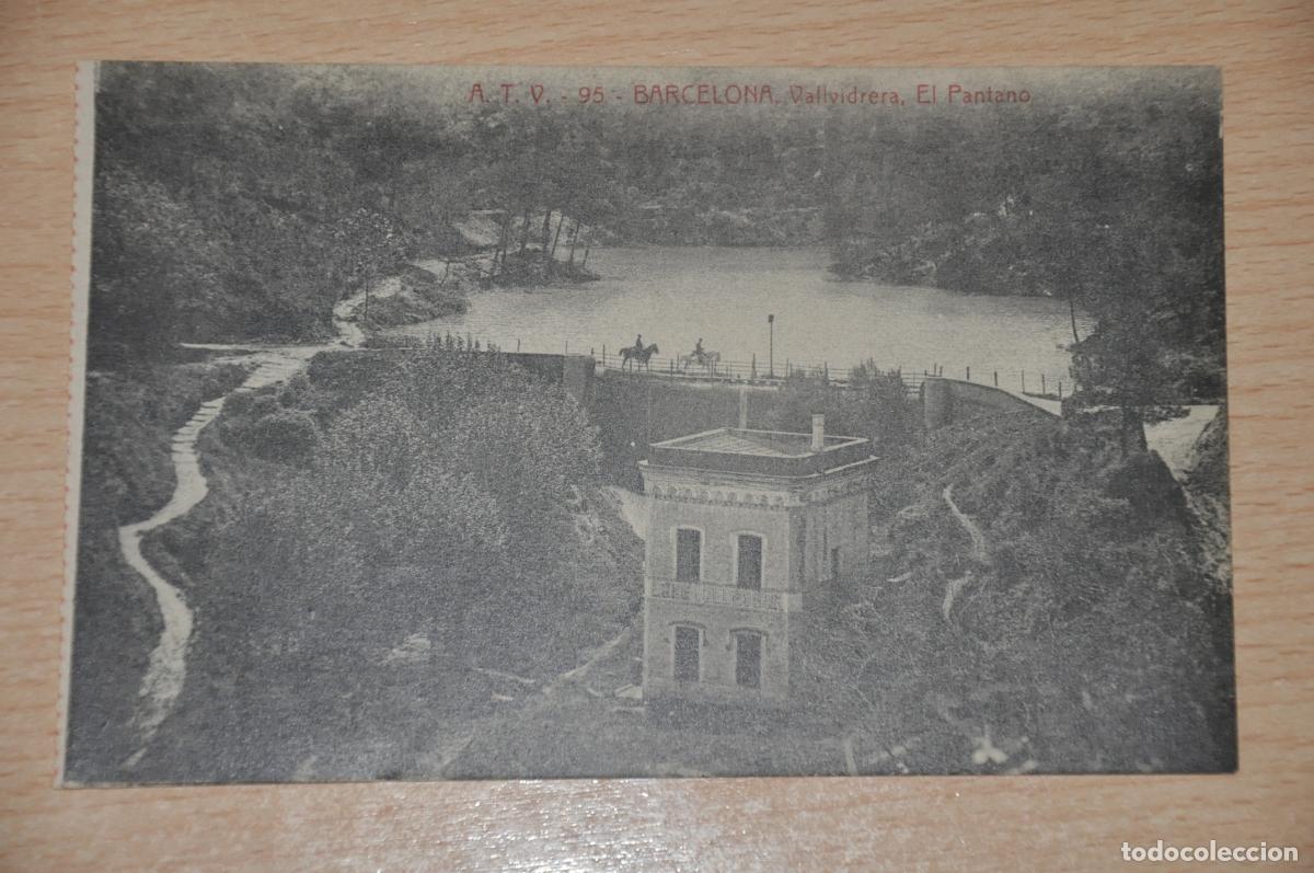 Postales: postal barcelona, vallvidrera, el pantano, atv 95
