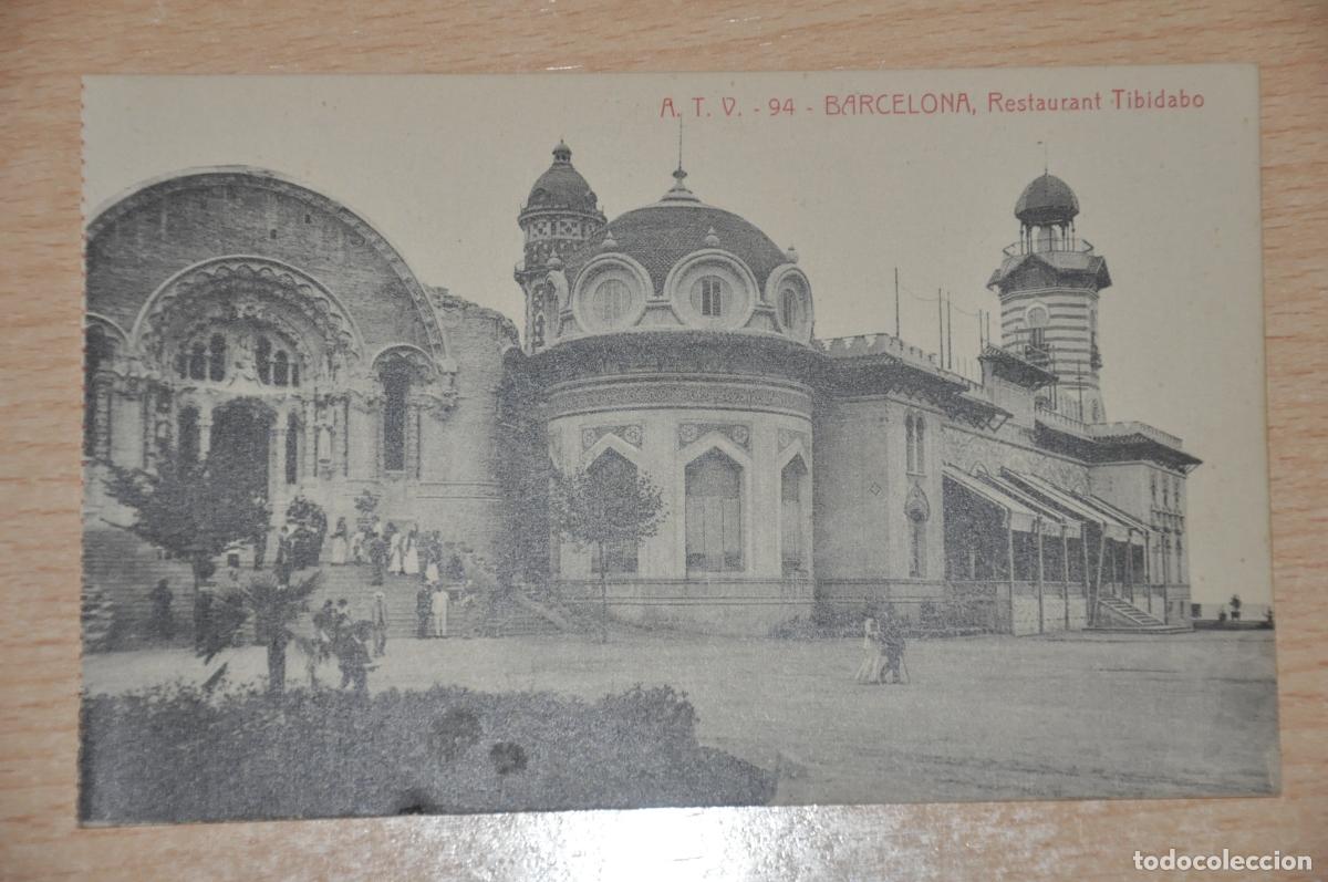 Postales: postal barcelona, restaurant tibidabo, atv 94