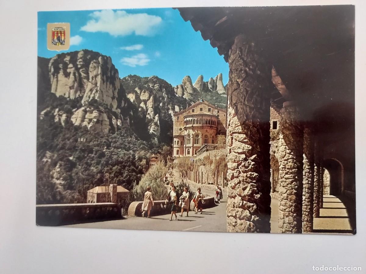Postcards: POSTAL MONTSERRAT ABSIDE DE LA BASILICA. 1962. SIN CIRCULAR. BARCELONA