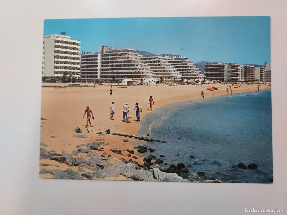 Postales: POSTAL ROSAS HOTELES EN SANTA MARGARITA. 1975. SIN CIRCULAR. GERONA