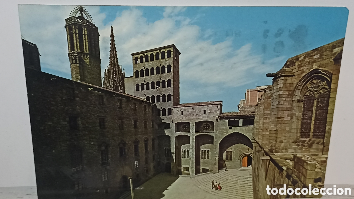 Postcards: Plaza del Rey barrio G&oacute;tico Barcelona