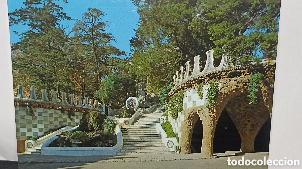 Postales: Barcelona Parque G&uuml;ell Gaud&iacute;