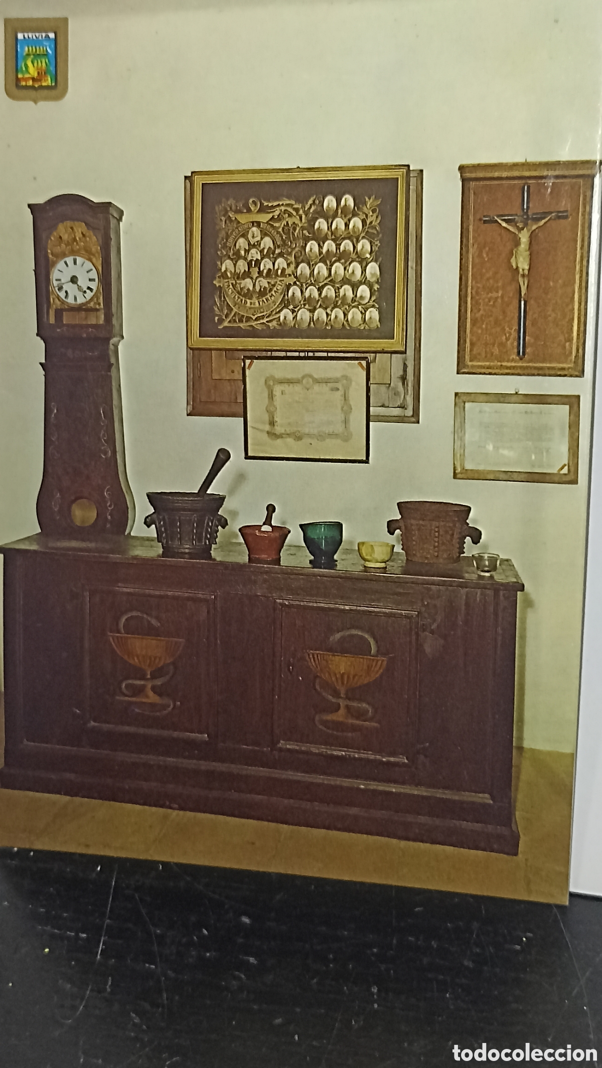 Postales: MINT Llivia Girona detalle de farmacia