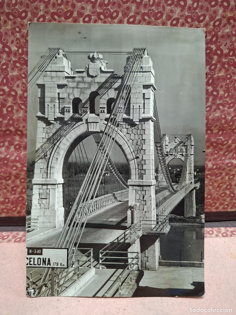 Postales: ANTIGUA POSTAL PUENTE AMPOSTA TARRAGONA RAYMOND 10
