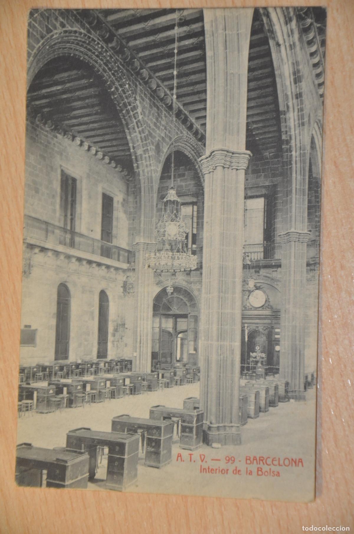 Cartes Postales: postal barcelona, interior de la bolsa, atv 99