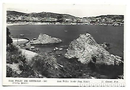 Postales: SAN FELIU DESDE SAN ELMO.- COSTA BRAVA, SAN FELIU DE GUIXOLS