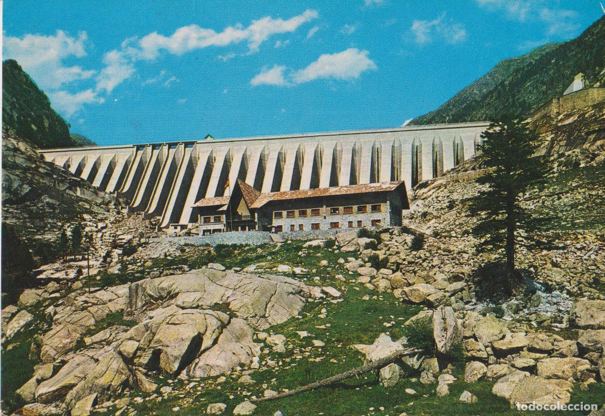 Postales: VALL DE BO&Iacute; (LLEIDA) PRESA DE CAVALLERS Y RESIDENCIA DE ENHER - EDICIONES ARRIBAS N&ordm;2137 - CIRCULADA