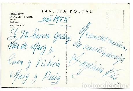 Postales: EL PUERTO - HARBOUR.- COSTA BRAVA, CADAQUES - Foto 2