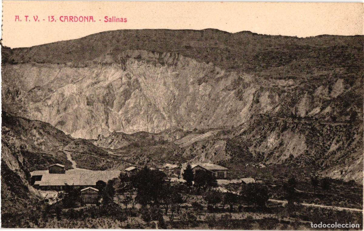Postales: Cardona Barcelona - Salinas - A.T.V. Edici&oacute;n Angel Toldra Viazo - Barcelona