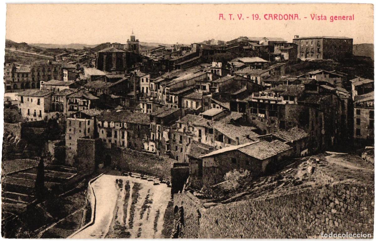 Postales: Cardona Vista General - A.T.V. Edici&oacute;n Angel Toldra Viazo - Barcelona