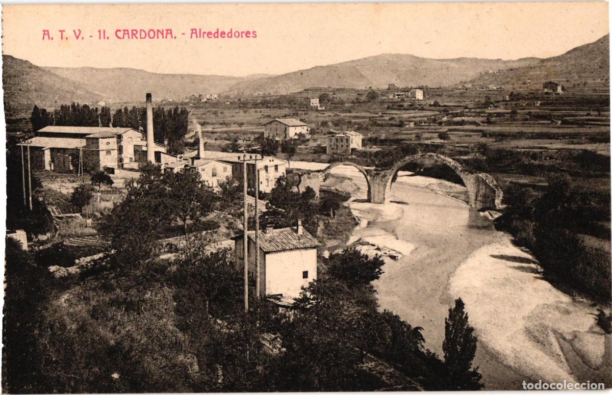 Postales: Cardona Alrededores - A.T.V. Edici&oacute;n Angel Toldra Viazo - Barcelona