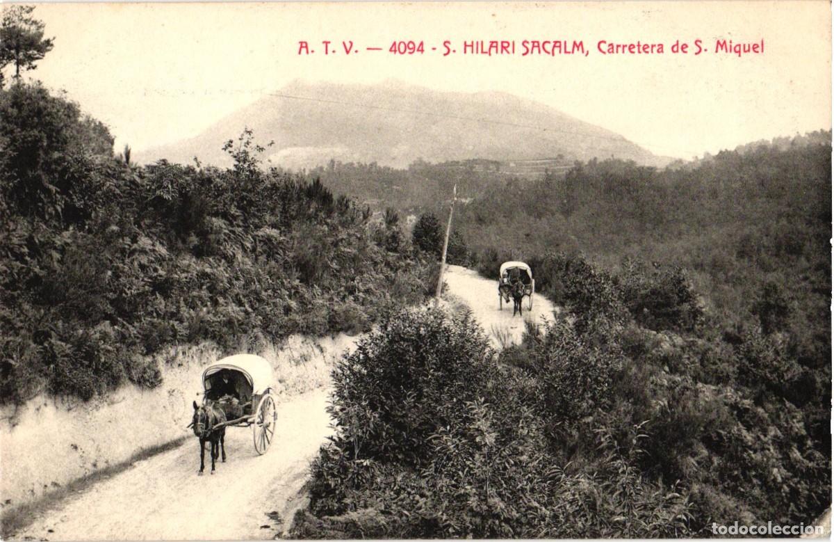 Postales: Sant Hilari Sacalm Girona - Carretera de San Miguel - A.T.V. Edici&oacute;n Angel Toldra Viazo