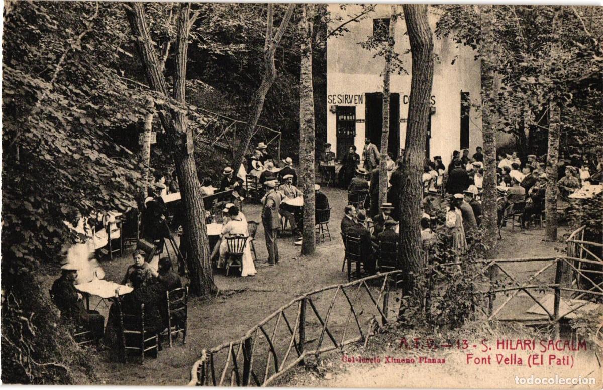 Postales: Sant Hilari Sacalm Girona - Font Vella El Pati - A.T.V. Edici&oacute;n Angel Toldra Viazo