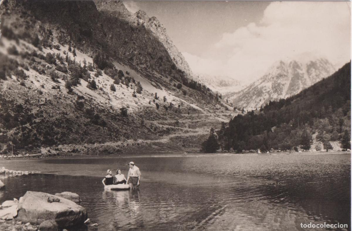 Postales: CALDES DE BOHI (LLEIDA) LAGO DE LA LLEBRETA - FOTO A.CAMPA&Ntilde;A SERIE I N&ordm;1461 - CIRCULADA