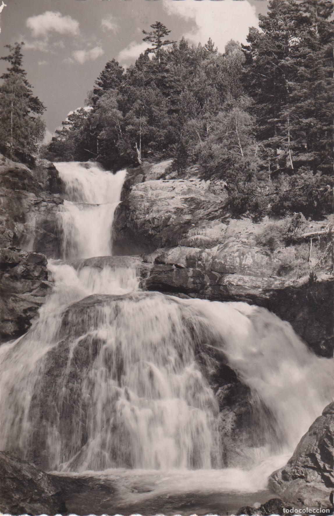 Postales: VALL DE BOI (LLEDIA) CASCADA DE TOLL DEL MAS &ndash; ED.O.T. N&ordm;218 - ESCRITA 1957