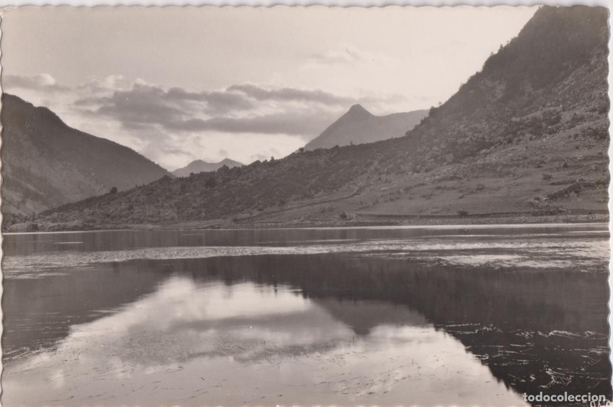 Postales: VALL DE BOI (LLEDIA) LAGO LLEBRETA EN CREPUSCULO &ndash; ED.O.T. N&ordm;219 - ESCRITA 1957