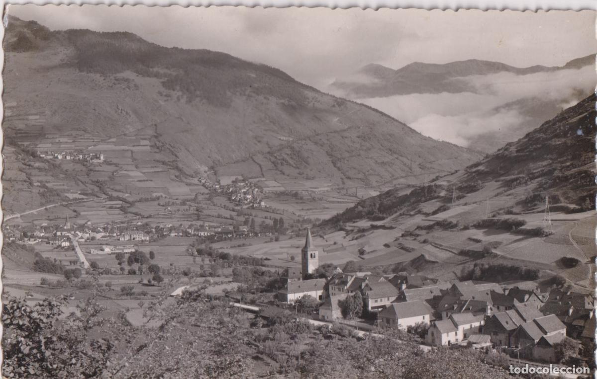 Postales: VALL D'ARAN (LLEIDA) BETREN, VISTA GENERAL, AL FONDO VIELLA - ED.O.T. N&ordm;397- S/C