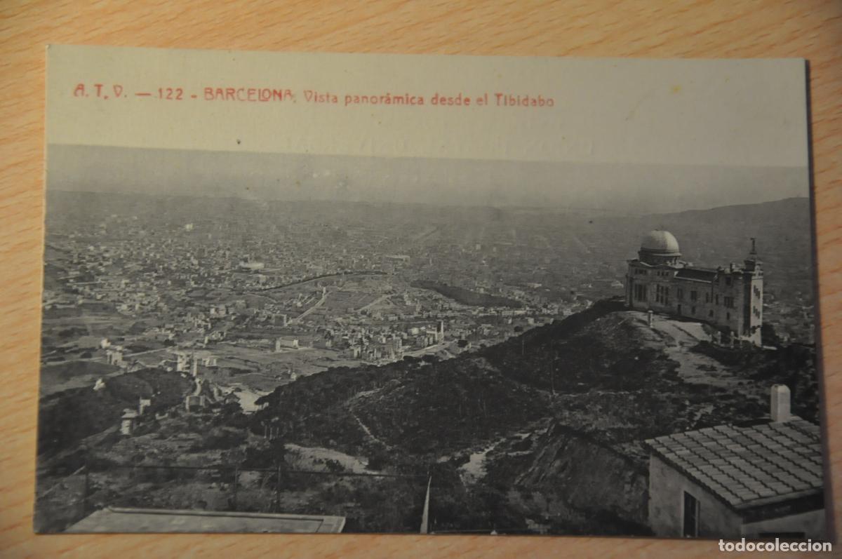 Postales: postal barcelona, vista panoramica desde el tibidabo, atv 122