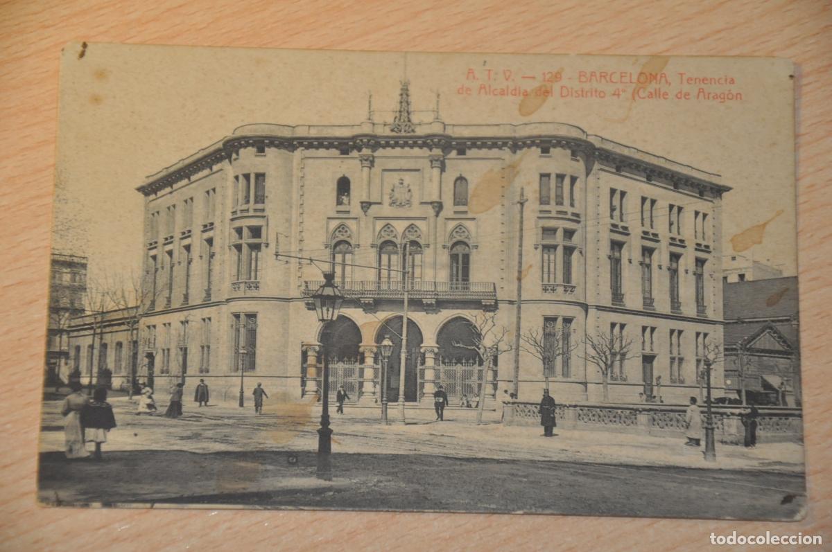 Postales: postal barcelona, tenencia de alcaldia del distrito 4, atv 129