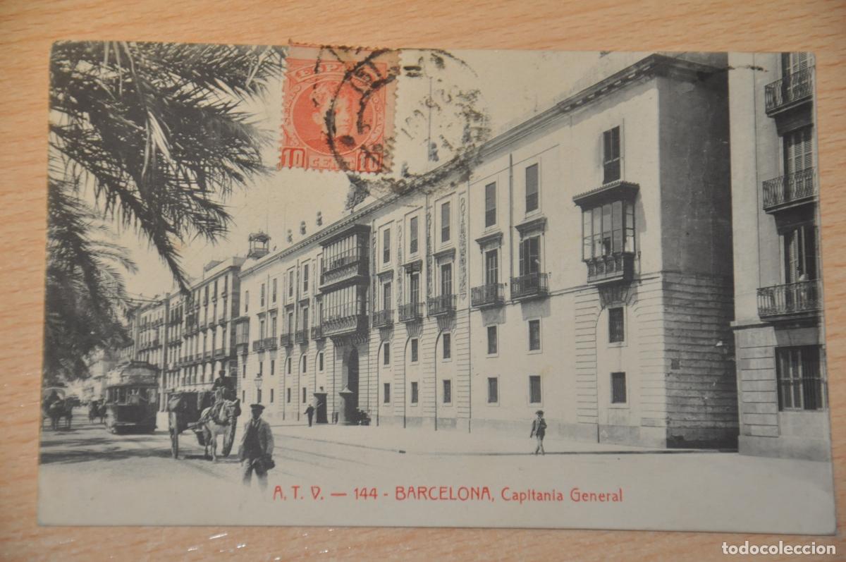Postales: postal barcelona, capitania general, atv 144