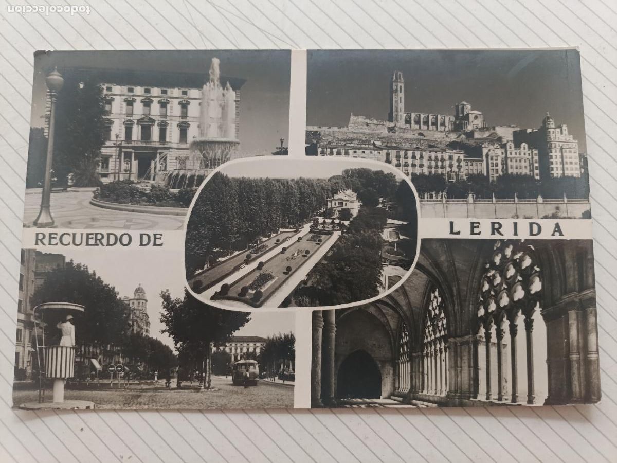 Postales: Postal de &eacute;poca. L&eacute;rida. Circulada