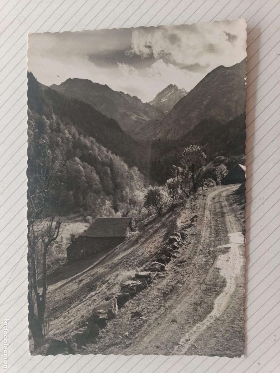 Postales: Artiga de Lin, valle de Ar&aacute;n. L&eacute;rida. Postal de &eacute;poca