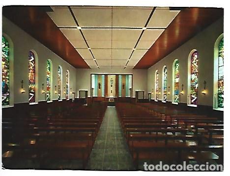 Postales: IGLESIA, NAVE CENTRAL.- COLEGIO SALESIANO.- MATARO / BARCELONA
