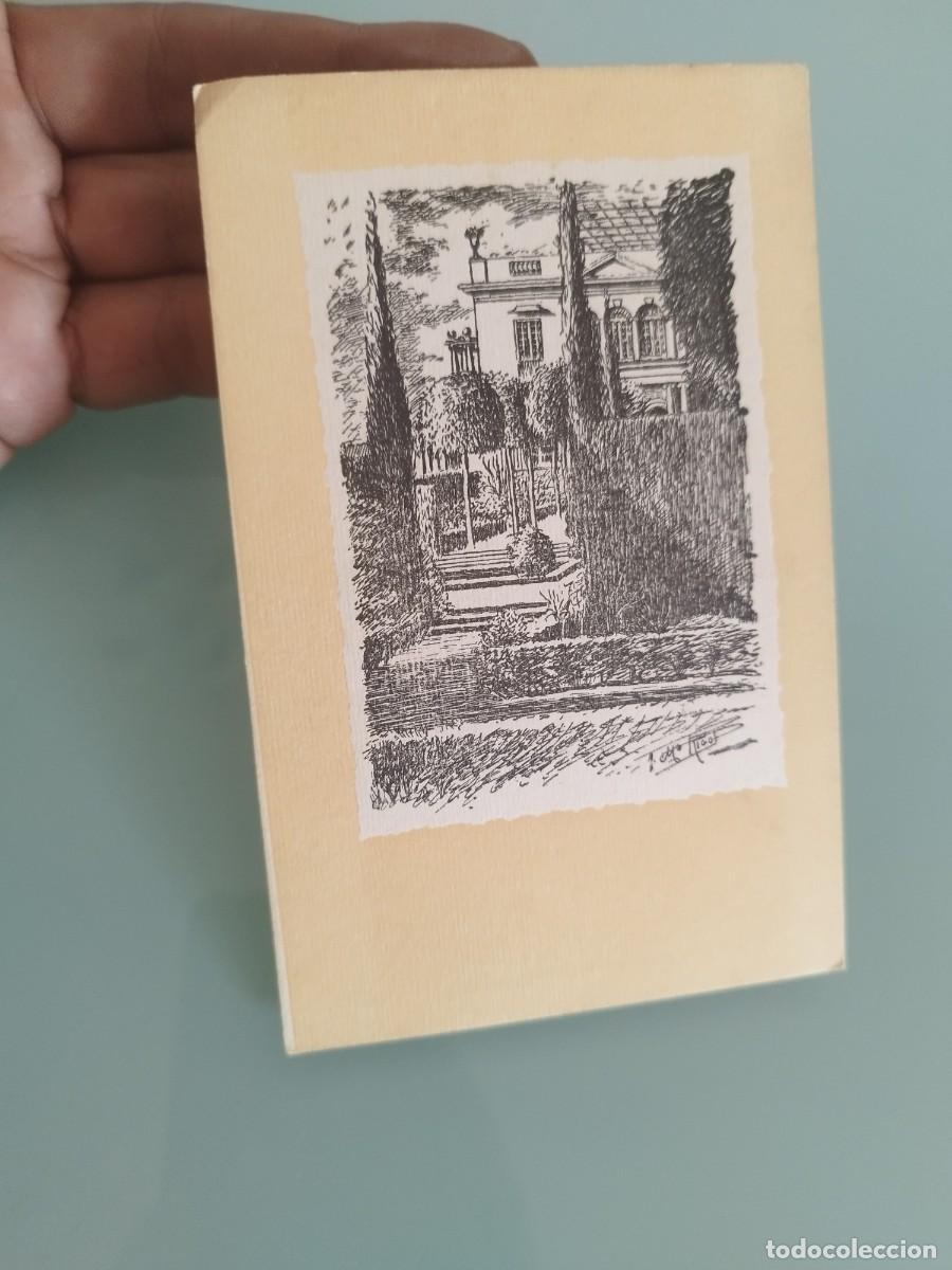 Postales: Antigua tarjeta postal con ilustraci&oacute;n de Montjuic Barcelona.