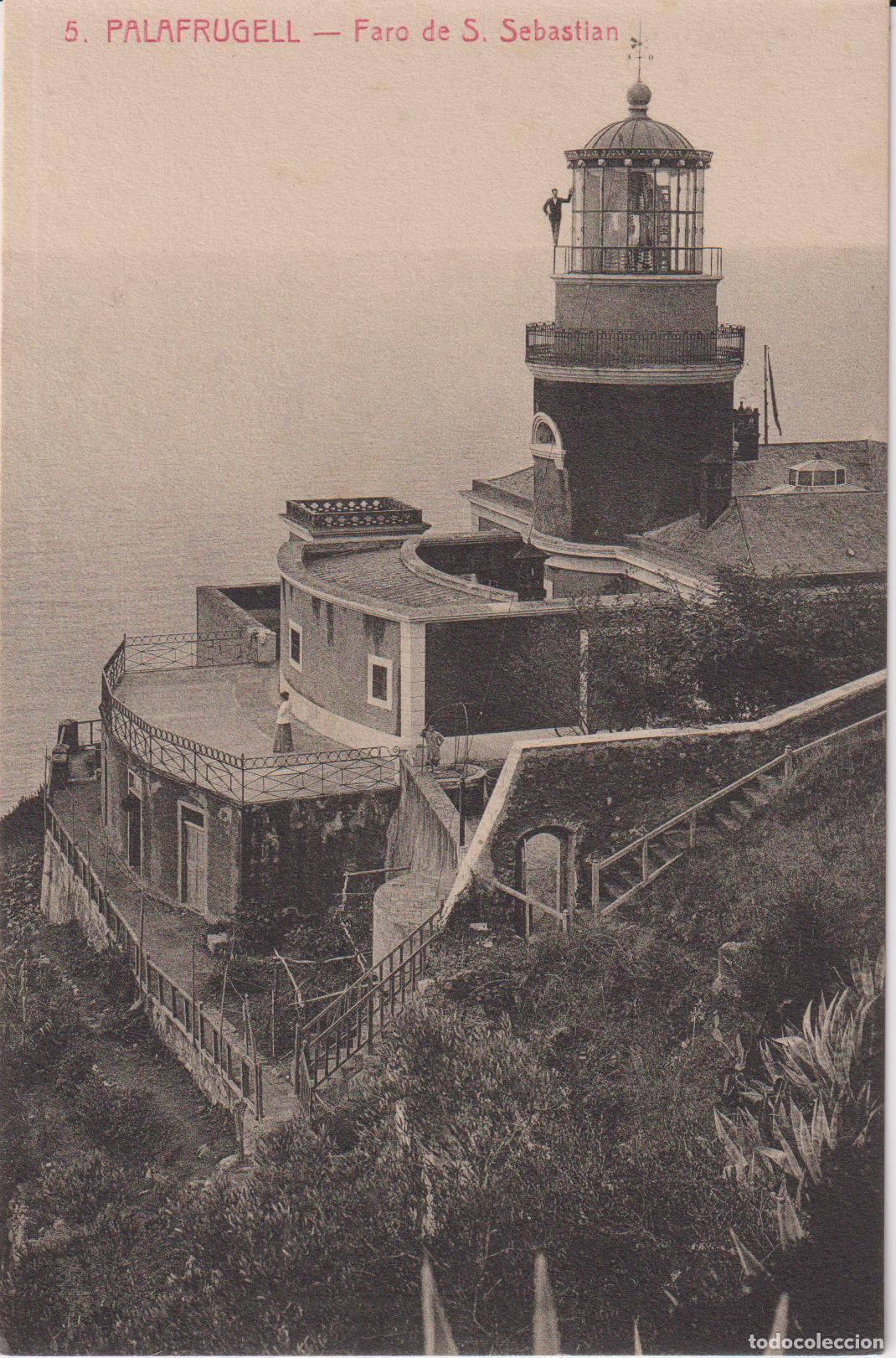 Postales: PALAFRUGELL (GIRONA) FARO DE SAN SEBASTIAN - L.ROISIN FOT.N&ordm;5 - S/C