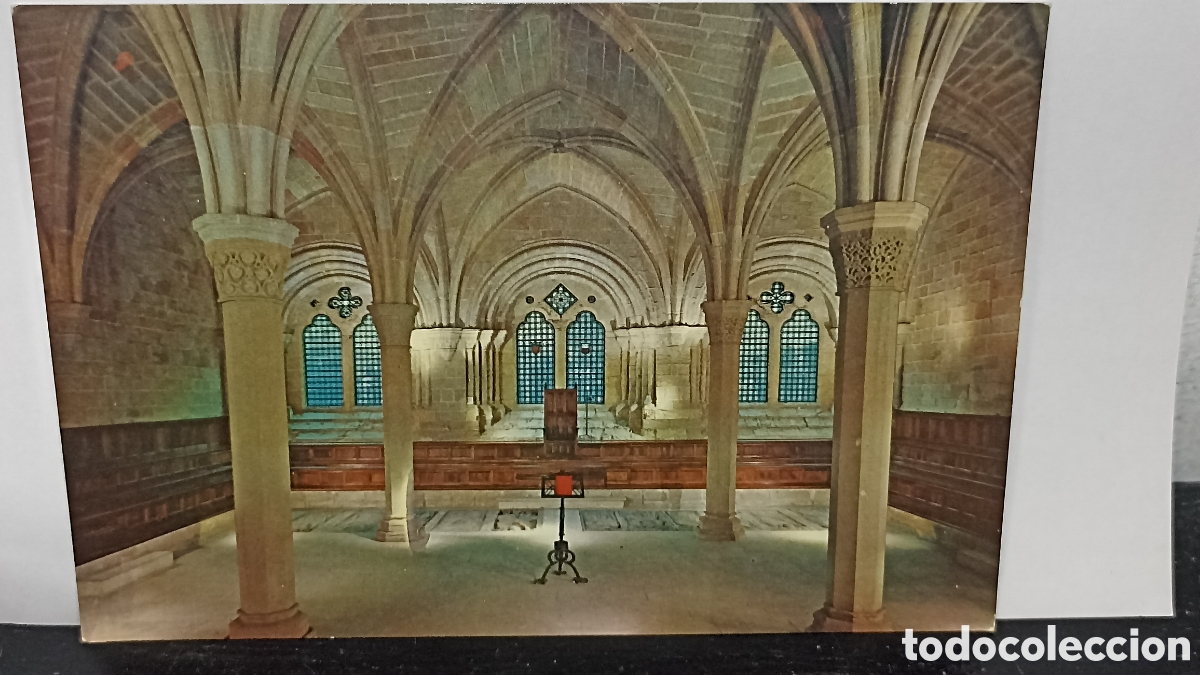 Postkarten: Real monasterio de Poblet la sala capitular