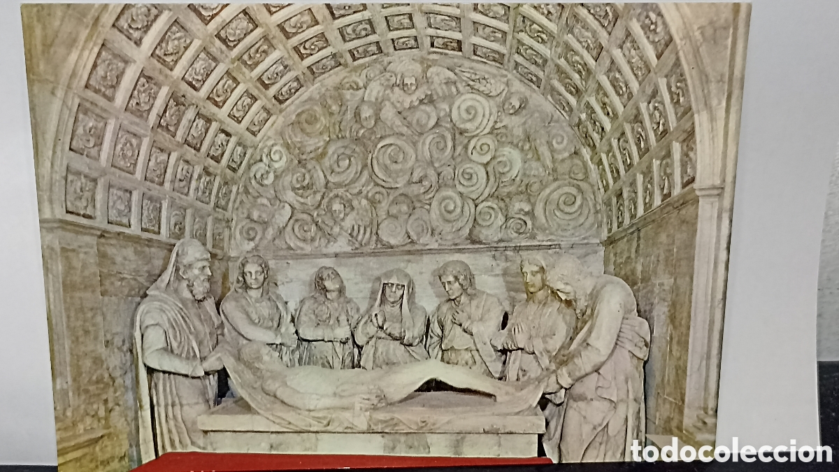 Postales: Real monasterio de Poblet altar de Santo sepulcro