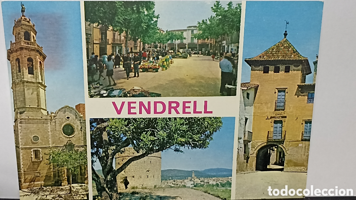 Postales: Costa dorada Tarragona el Vendrell