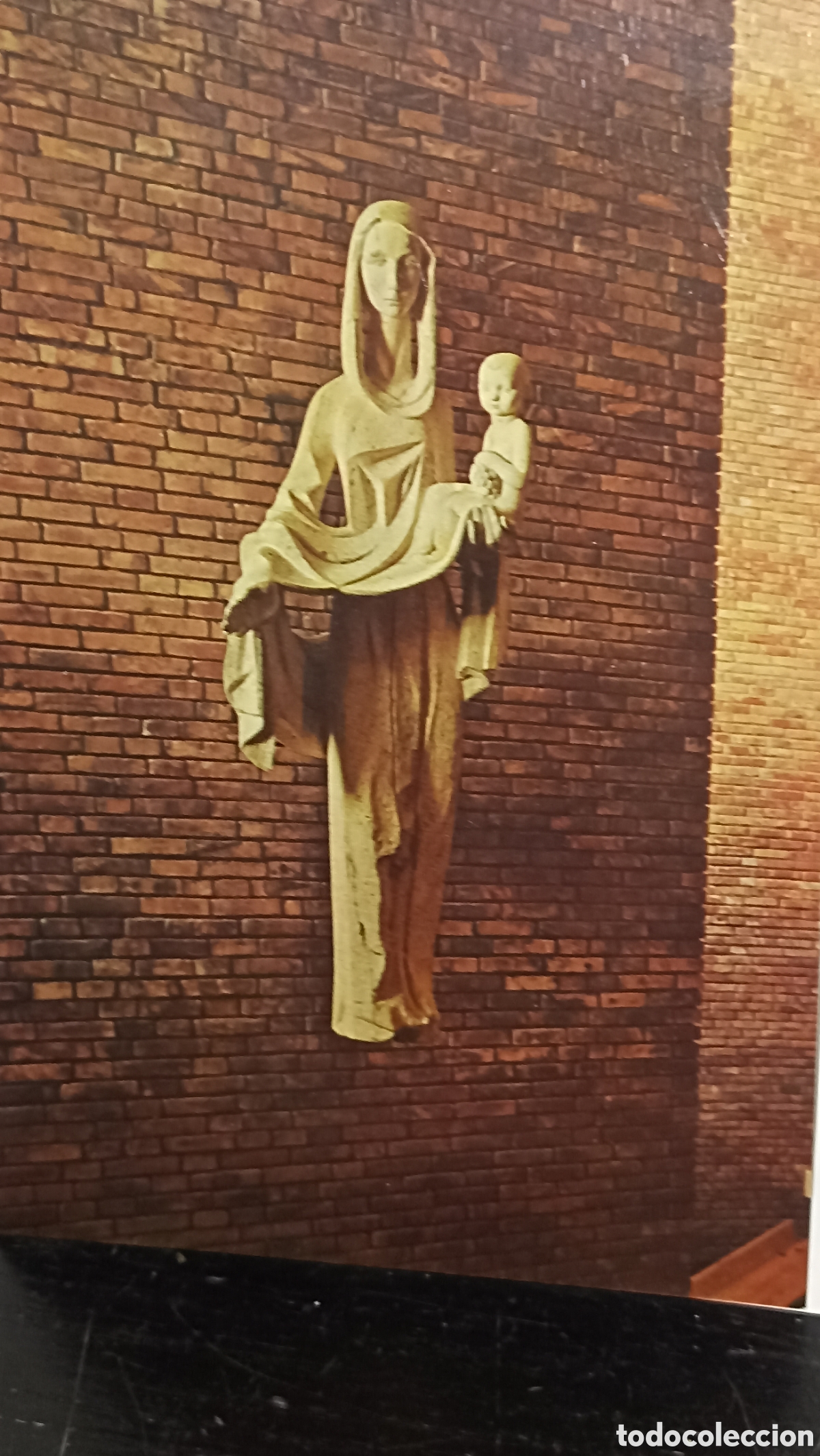 Postales: MINT Raymat L&eacute;rida colegio noviciado de San Pedro Claver imagen de la Virgen