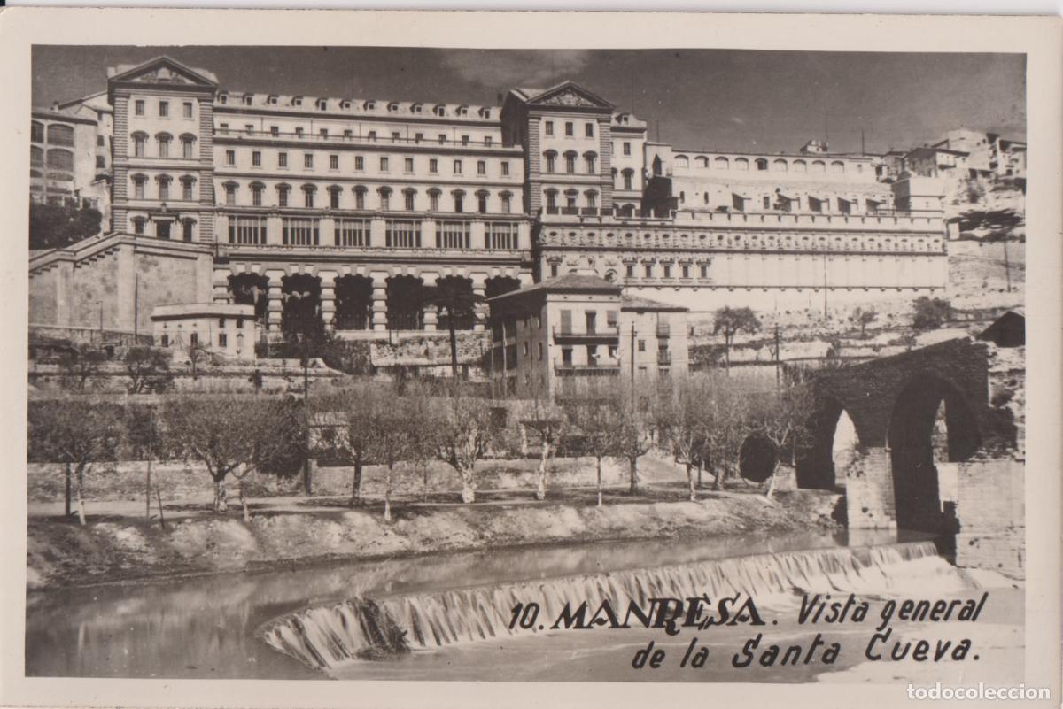 Postales: MANRESA (BARCELONA) VISTA GENERAL DE LA SANTA CUEVA - DORSO EN BLANCO