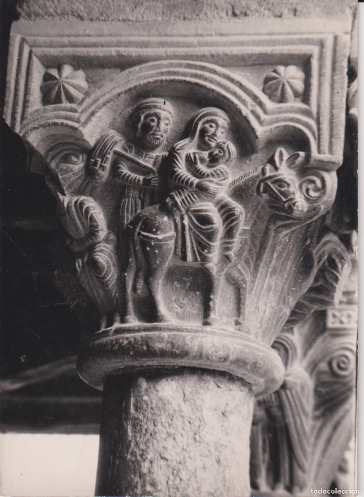 Postales: ESTANY (BARCELONA) MONESTIR SANTA MARIA, CLAUSTRES SEGLE XII. FUGIDA A EGIPTE &ndash; FOTGRAF RENOM - ESCR