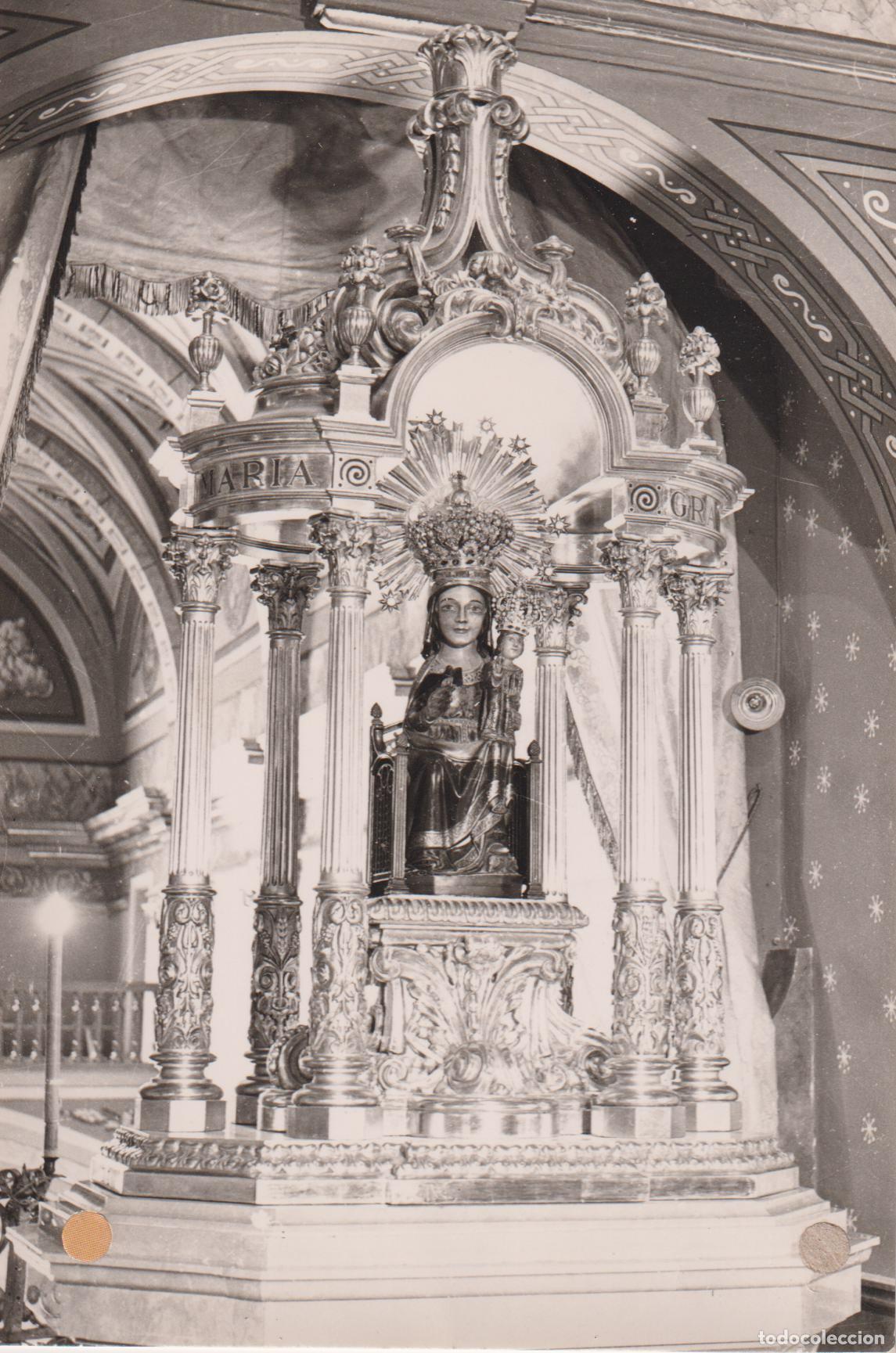 Postales: BERGA (BARCELONA) IMAGEN DE NTRA.SRA,DE QUERALT - FOTO CINE LUIGI N&ordm;1057 - ESCRITA 1969