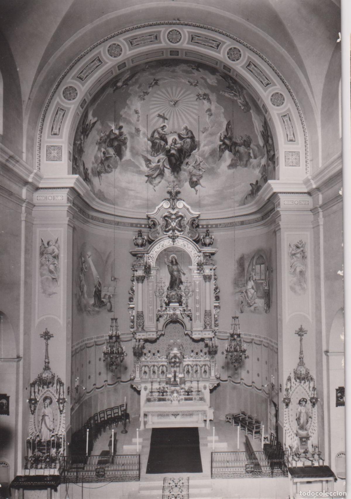 Postales: CARDEDEU (BARCELONA) ALTAR MAYOR, IGLESIA PARROQUIAL - SOBERANAS N&ordm;12 - ESCRITA