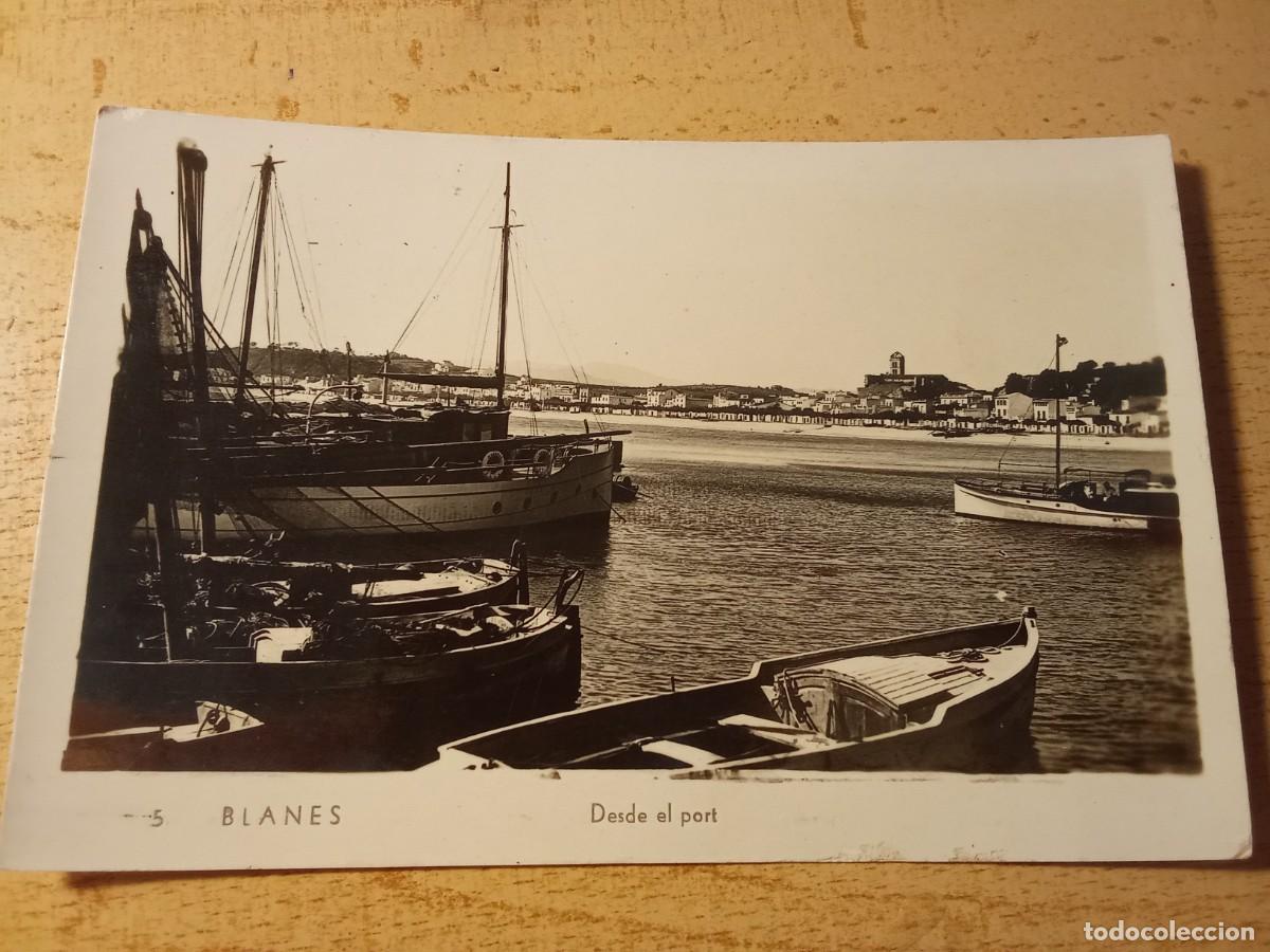 Postales: Blanes.Vista des del port.
