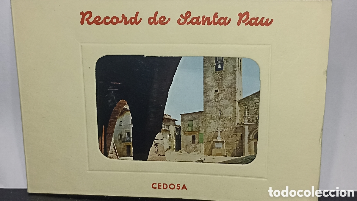Postales: MINT!! Recuerdo de Santa Pau precioso libro de postales 9 im&aacute;genes