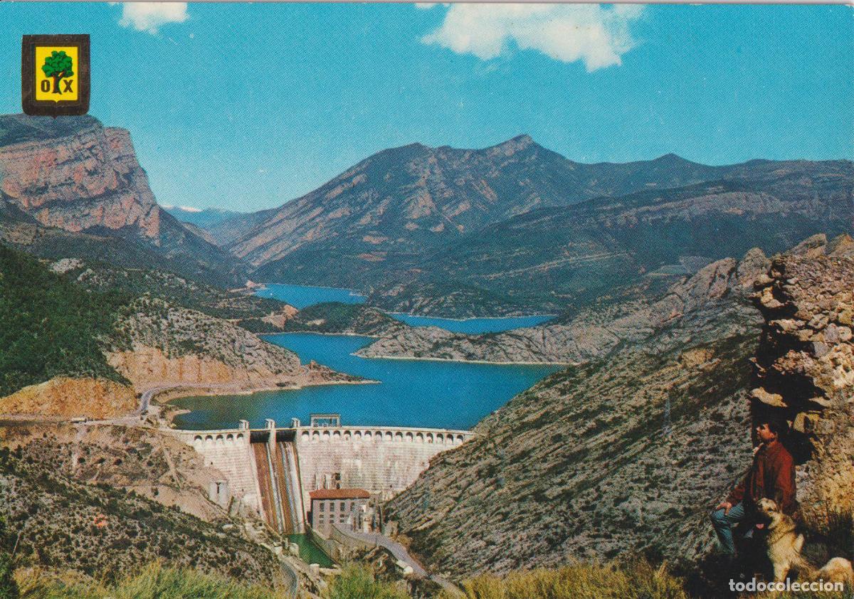 Postales: OLIANA (LLEIDA) PANTANO DE OLIANA, VISTA GENERAL - SOBREANAS N&ordm;1300 - S/C