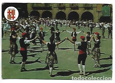 Postales: SARDANAS EN EL &rdquo;PUEBLO ESPA&Ntilde;OL&rdquo; DE MONTJUICH - BARCELONA